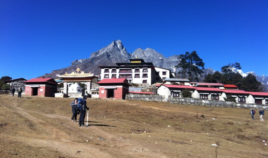 Tengboche -Monastery on the way Everest